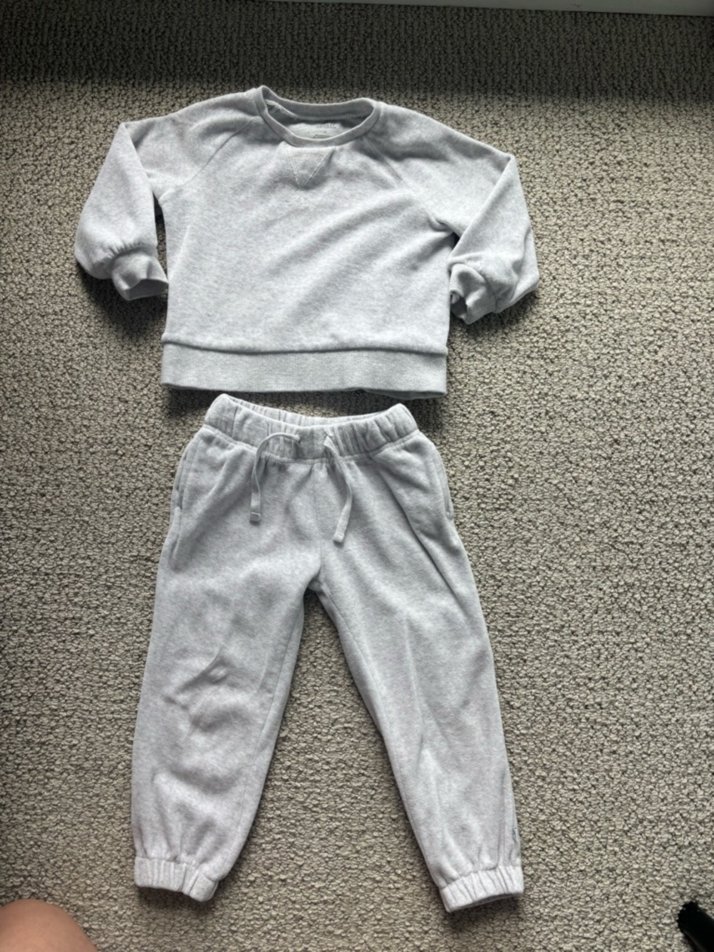Honest Baby  3T Light Gray set